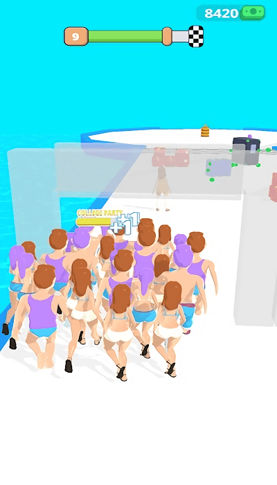 一起去派对小游戏(party run)