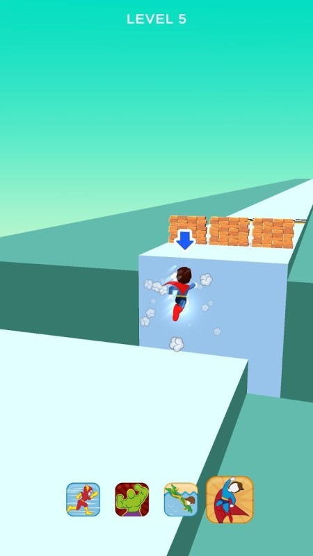 超级英雄变身跑游戏