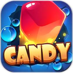 糖果拼图彩色泡泡手机游戏