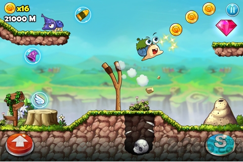 小蜗牛想跑酷手机游戏