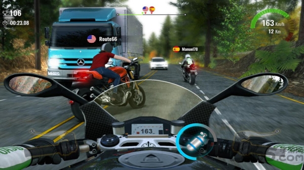 摩托车交通赛2手机版