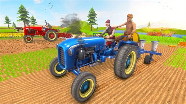 手扶拖拉机模拟驾驶手机版(real tractor farming)