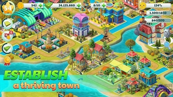 岛屿城市天堂村庄4u游戏