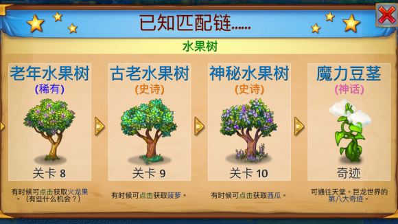 Mergedragons所有奇迹图册说明