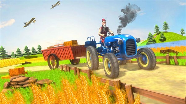 手扶拖拉机模拟驾驶手机版(real tractor farming)