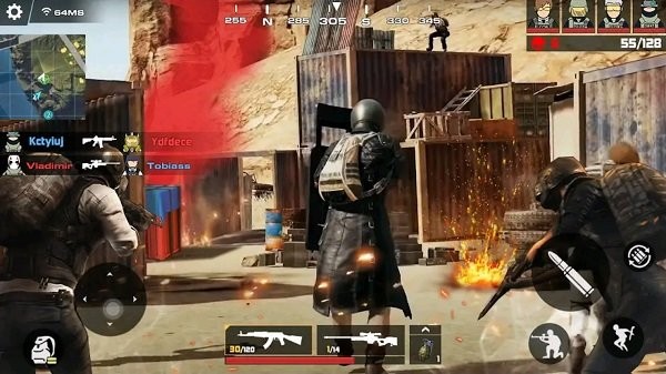 鹰眼射击战场小游戏