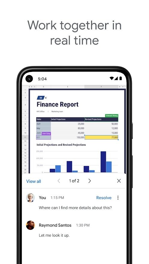google试算表app