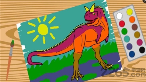 手绘恐龙手机游戏